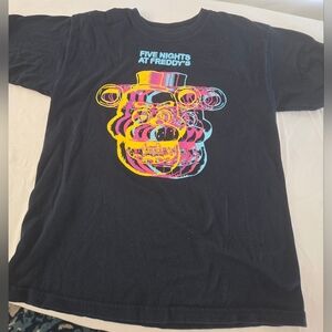 Five Nights at Freddy's Black Kids T-Shirt